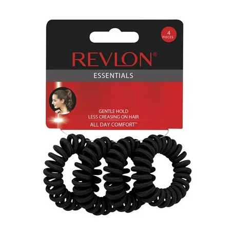 Revlon Essentials Coil Elastics 4 Unidades El Container