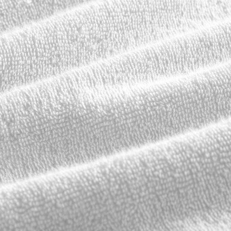 Sábana de Baño Karsten Lumina Blanco Azul 86x150 cm Algodón 500g Alta Absorción El Container