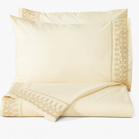 Sabana Algodón Jazmin 1.5p Biancobelo Ivory