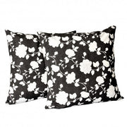 Set 2 Cojines Lona Española Roberta 50x50 BLACK