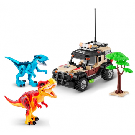 Set 571 Bloques Max Dino Escape En Caja De Zuru