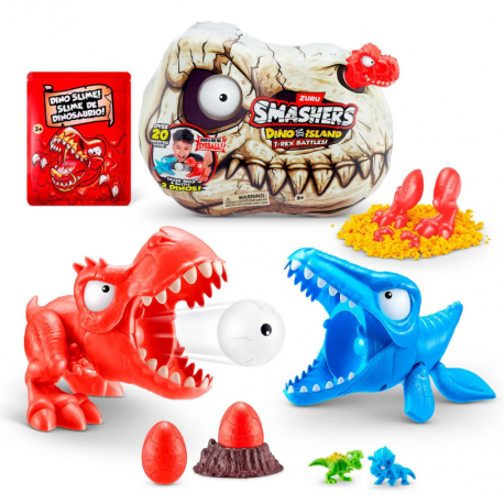 Imagen de Set De Batalla T-Rex Smashers Dino Island para hogar u oficina disponible online