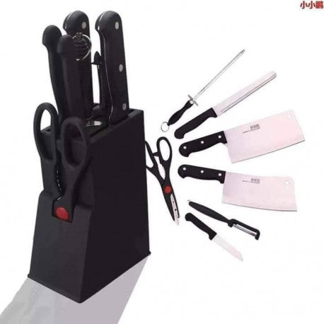 Set de 8 cuchillos con soporte