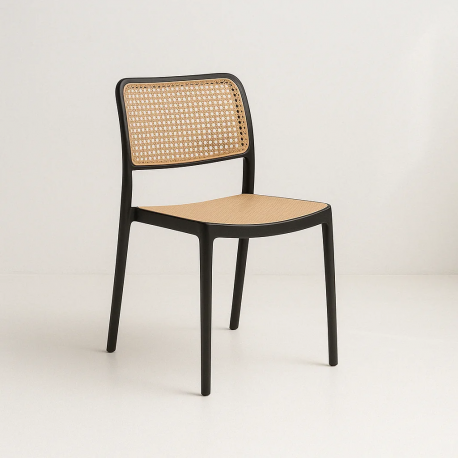 Imagen de Silla Comedor Marques Negra