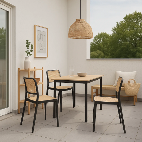 Silla Comedor Marques Negra