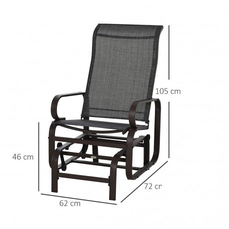 Silla Mecedora Outsunny 009