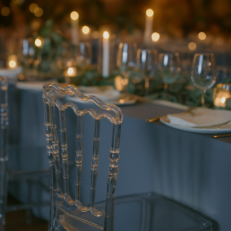 Silla Transparente para Eventos Manhattan