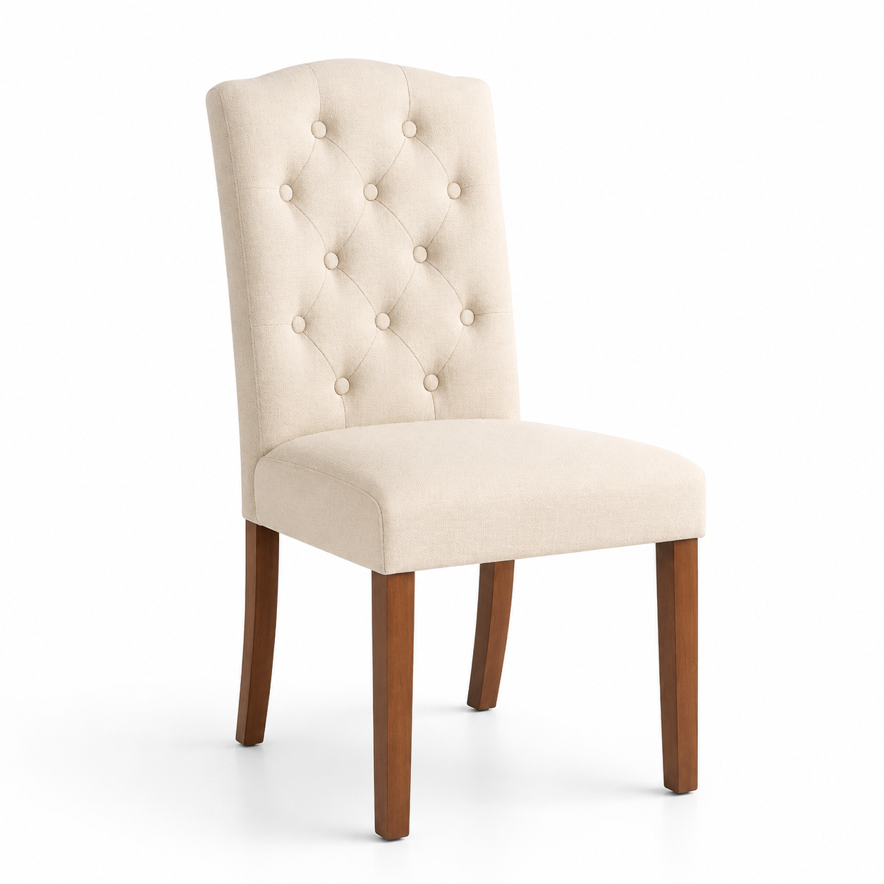 Silla de Comedor Acolchada Madera Elegance