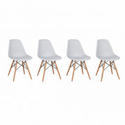 Sillas Eames DSW. Juego 4 Sillas Color Gris