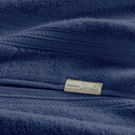 Toalla de Mano Karsten Unika Azul Marino 48x80 cm Algodón 500g Alta Absorción El Container