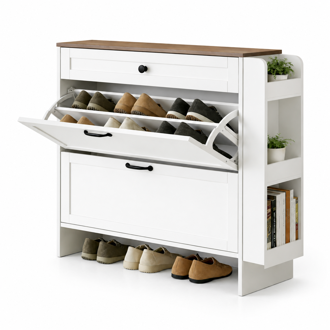 Zapatero Essenza Home Blanco