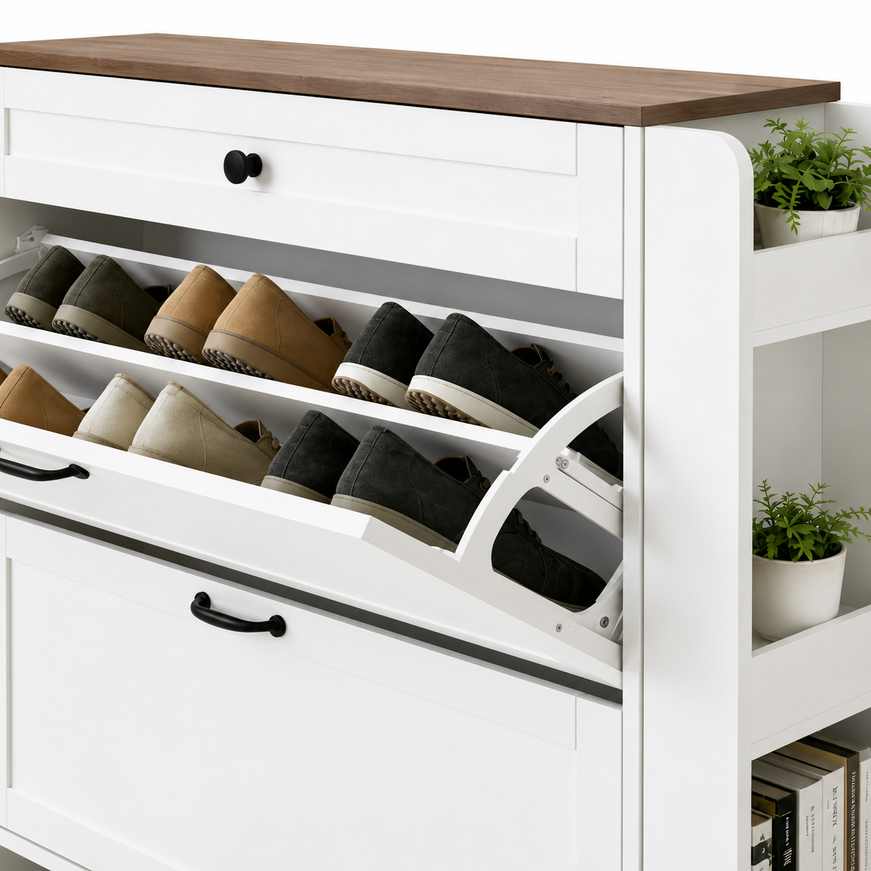 Zapatero Essenza Home Blanco
