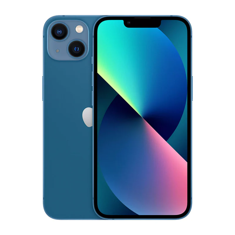 Apple iPhone 13 Blue 128GB con pantalla Super Retina XDR de 6.1 pulgadas, cámara dual de 12 MP y chip A15 Bionic, smartphone Apple de alto rendimiento para fotografía, redes sociales y uso diario.