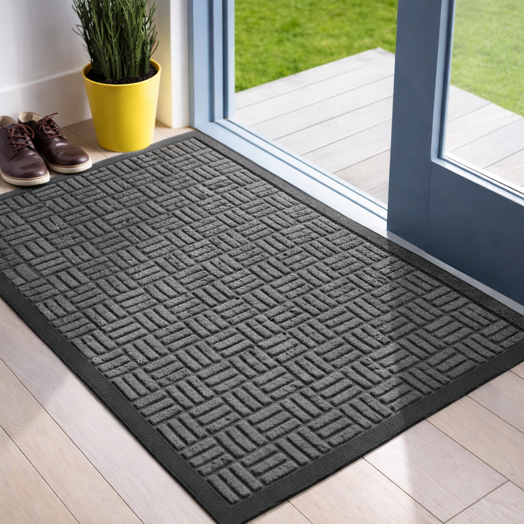 Limpia Pies Antideslizante 75x45cm Gris