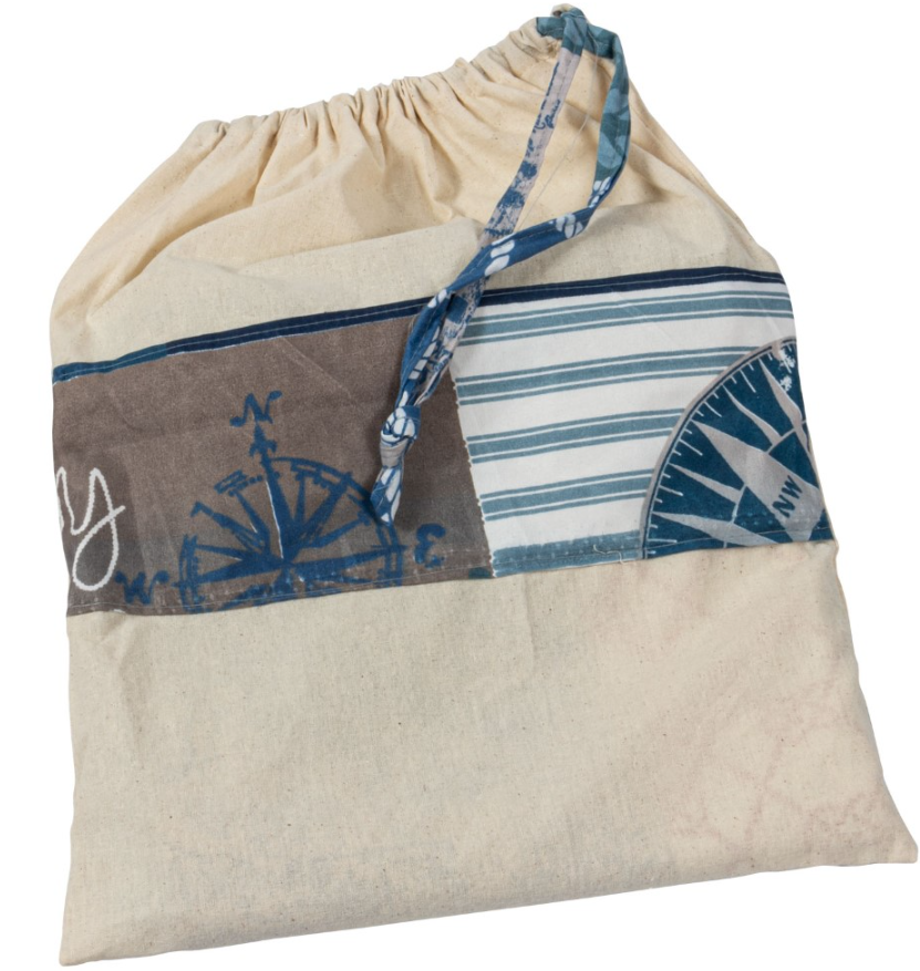 Set de cortina de baño Port Blue, Masel