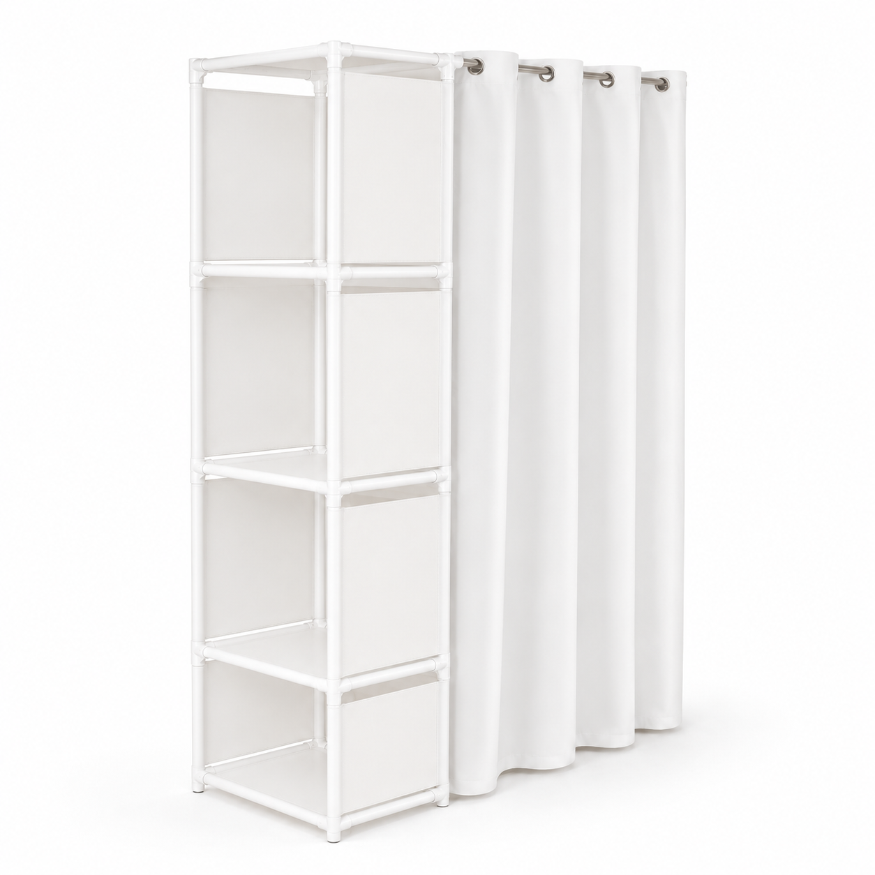 Closet organizador plegable blanco