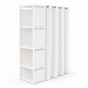 Closet organizador plegable blanco
