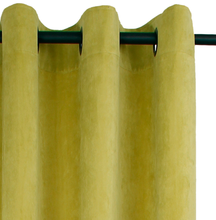 Cortina argollas Felpa New Velvet Pistacho, Masel