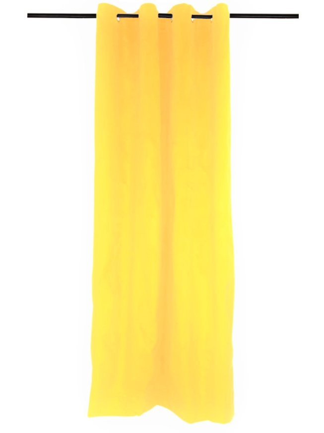 Cortina argollas Felpa New Velvet Amarillo, Masel