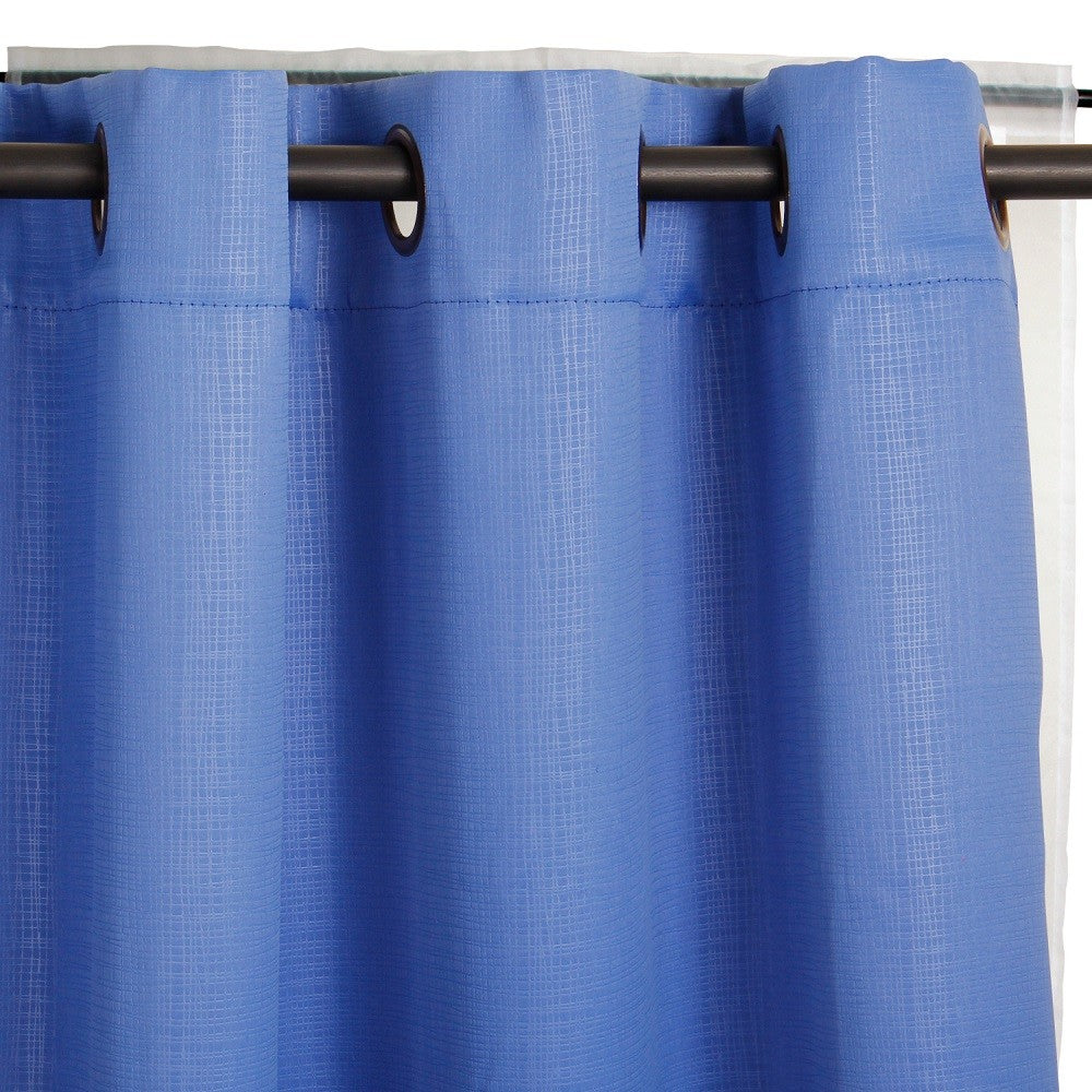 Set de cortinas Embossed azul, Masel