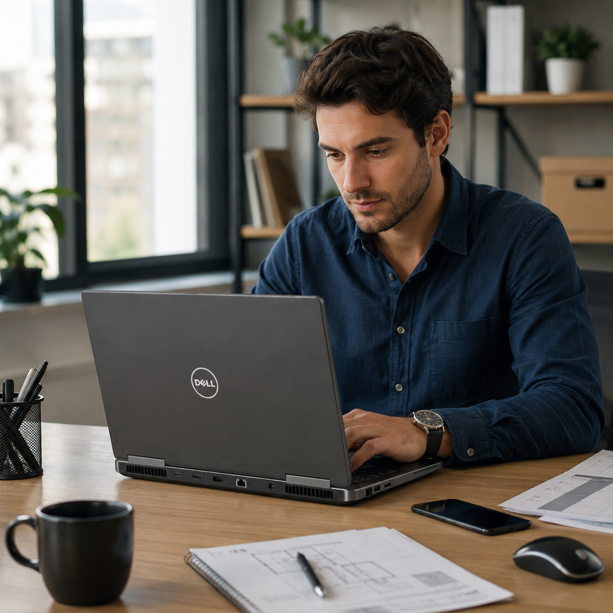 Dell Precision 7530 Intel Core i7 32GB RAM NVIDIA QUADRO P2000