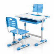 Escritorio + Silla Ergonomica para niños Azul
