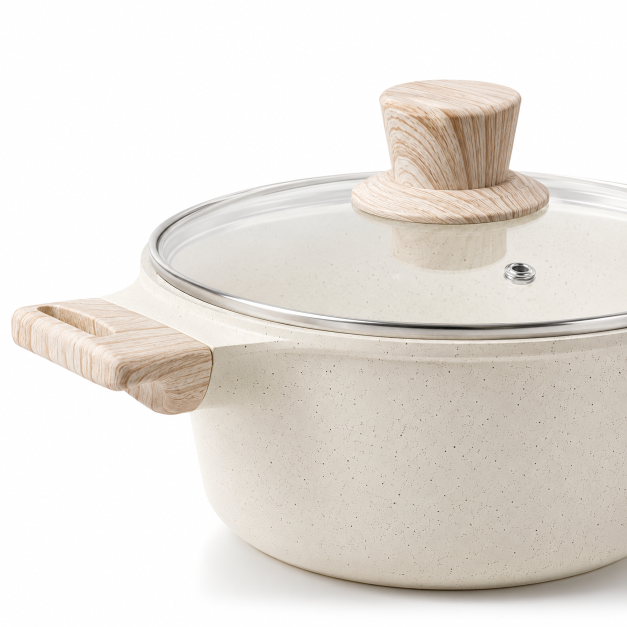 Batería de Cocina Antiadherente Granito 20 Piezas Caanasweis