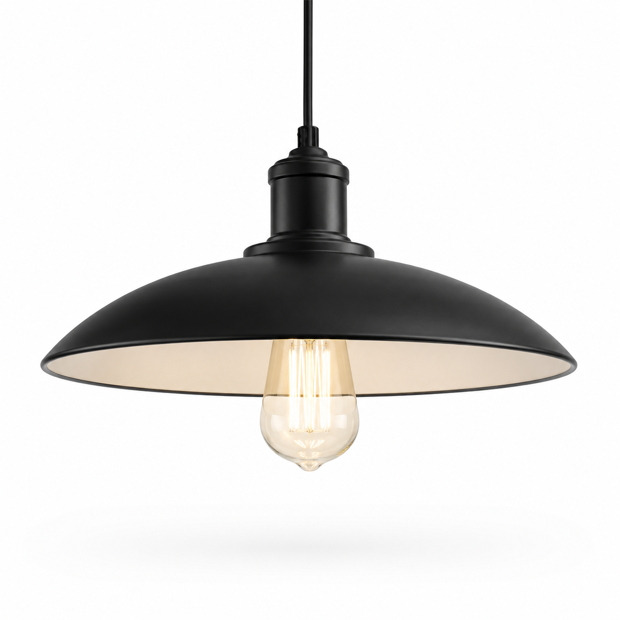 Lámpara colgante negra Aurea Black