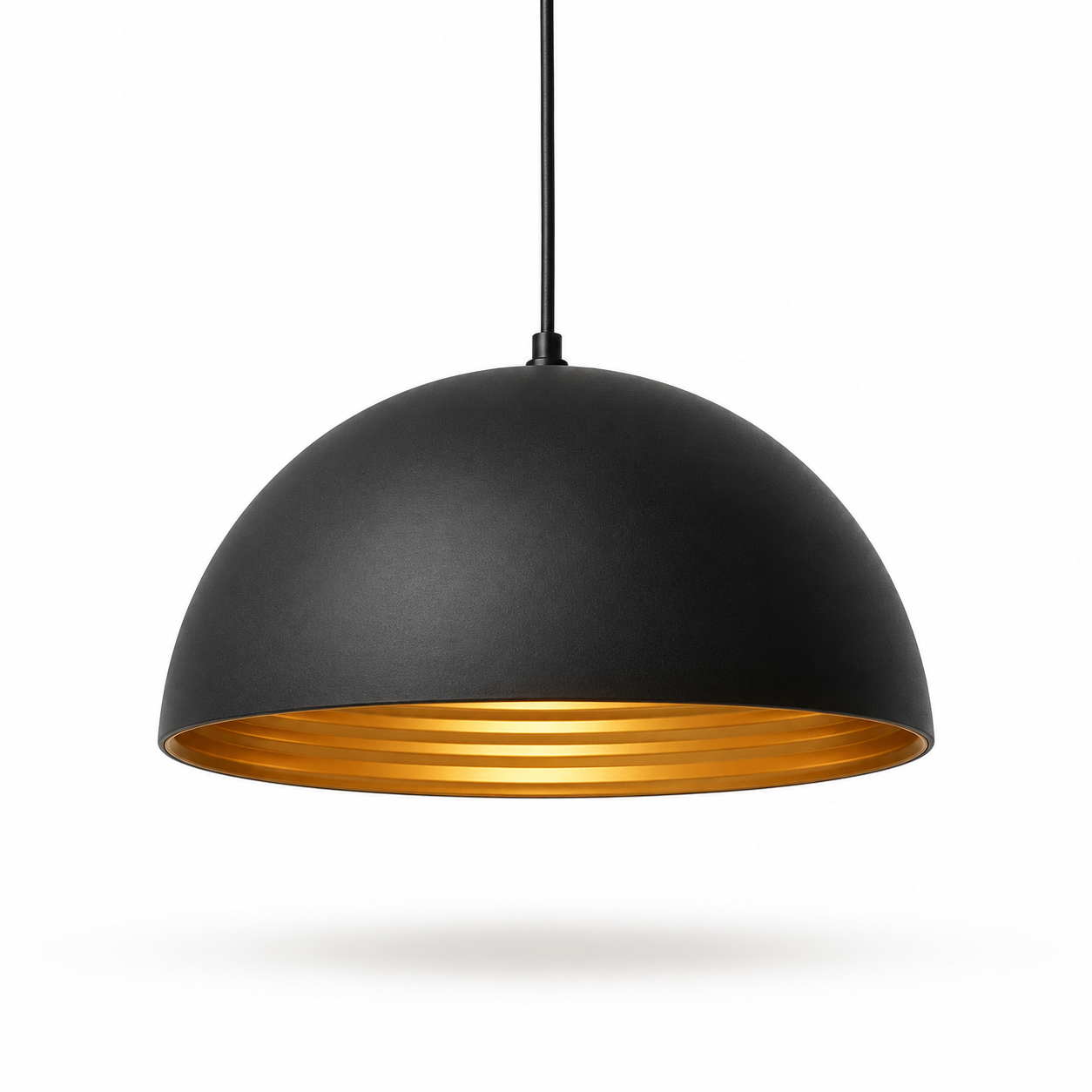 Lámpara colgante negra Loft Prisma