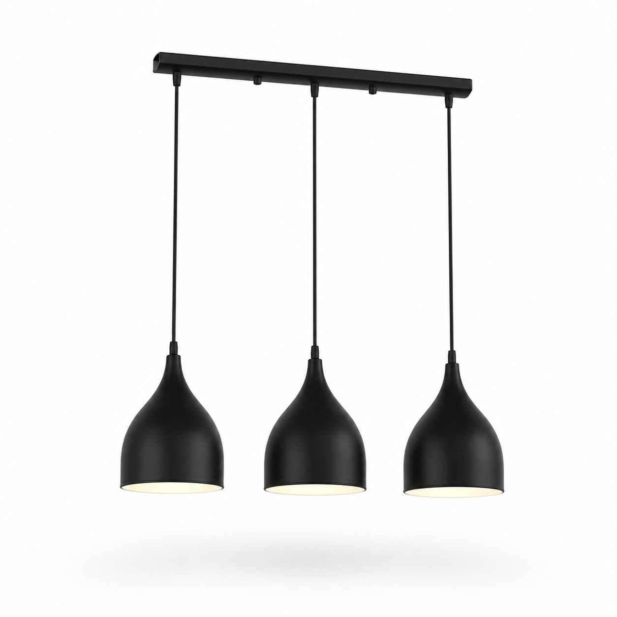 Lámpara colgante triple Nordic Elipse