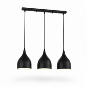 Lámpara colgante triple Nordic Elipse