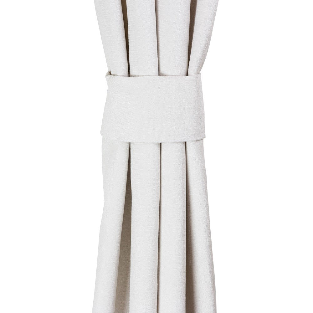 Cortina argollas Felpa New Velvet Ivory, Masel