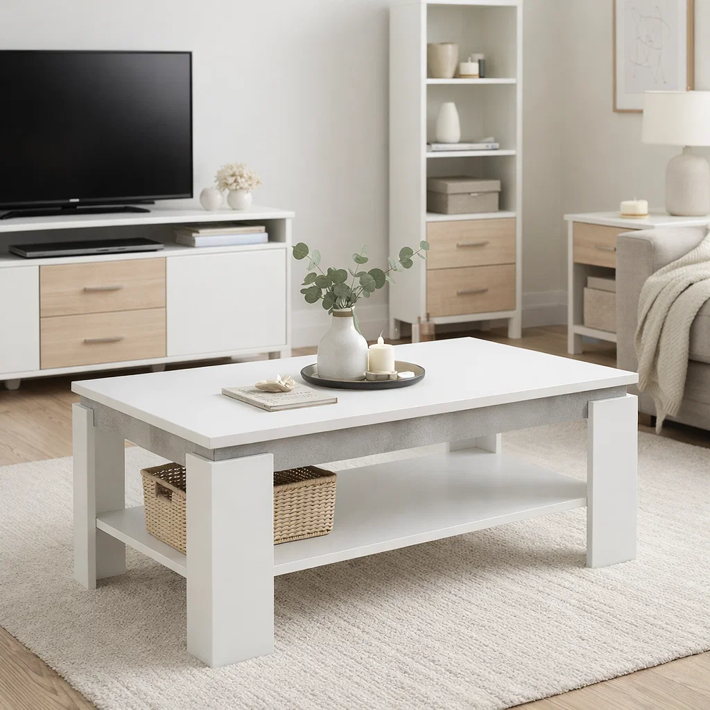 Mesa De Centro Oslo Blanca