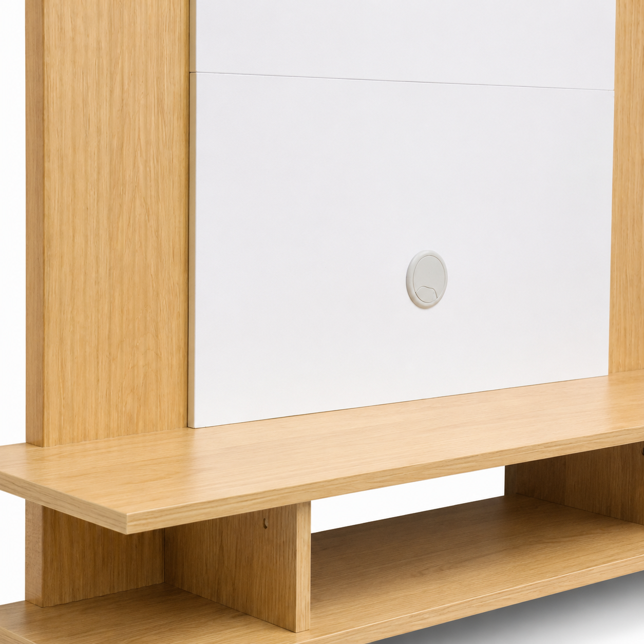 Panel TV 50" Home Nova Madera Clara