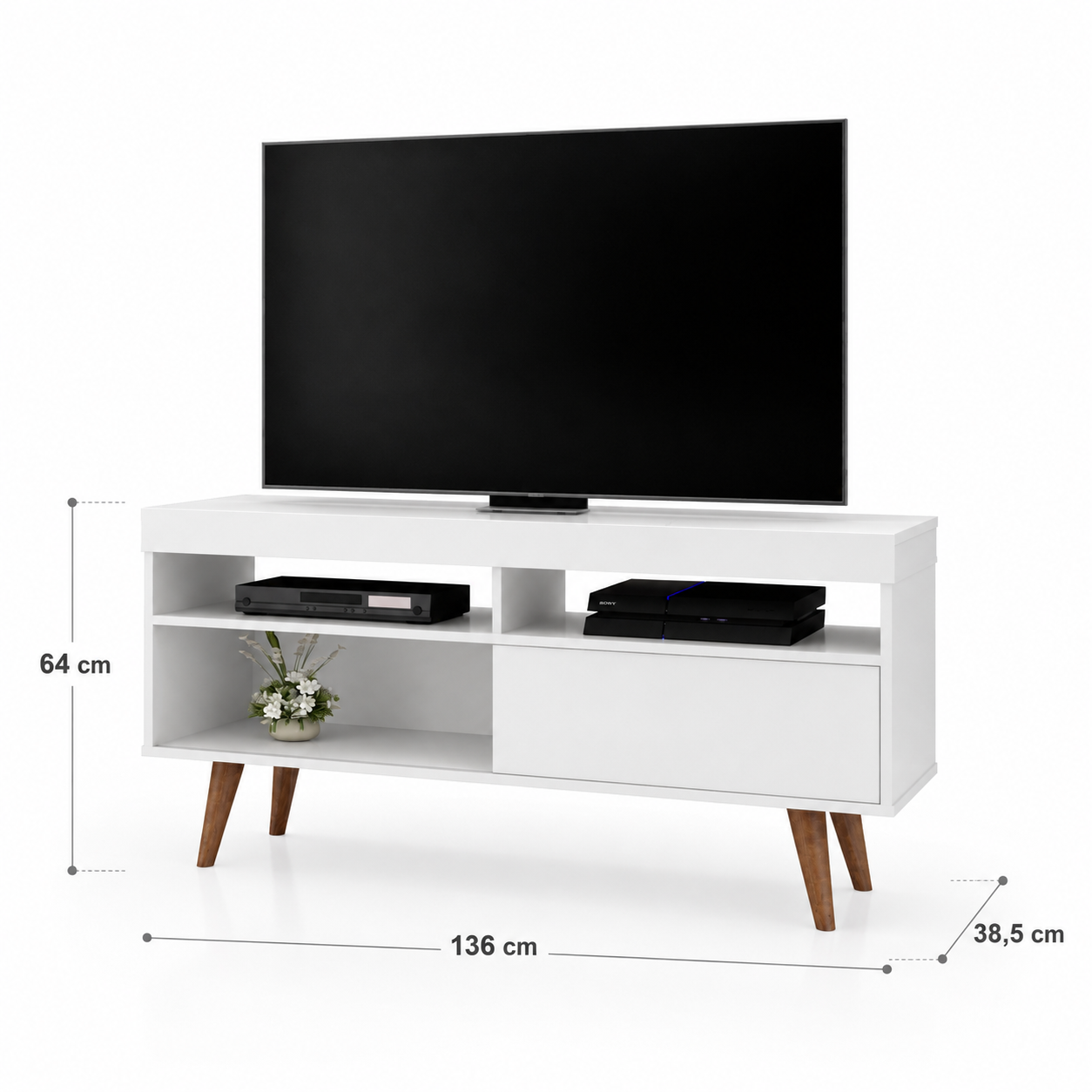 Ranel TV Nicho 1G Samba Blanco