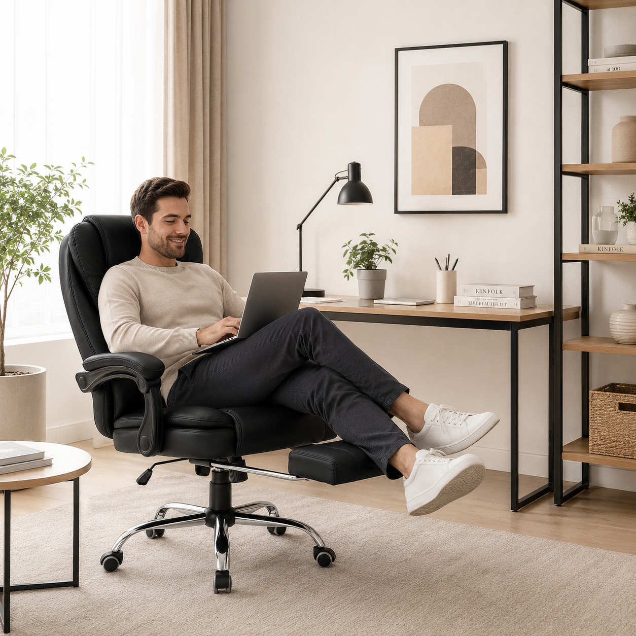 Silla Gerencial Negra Max Confort
