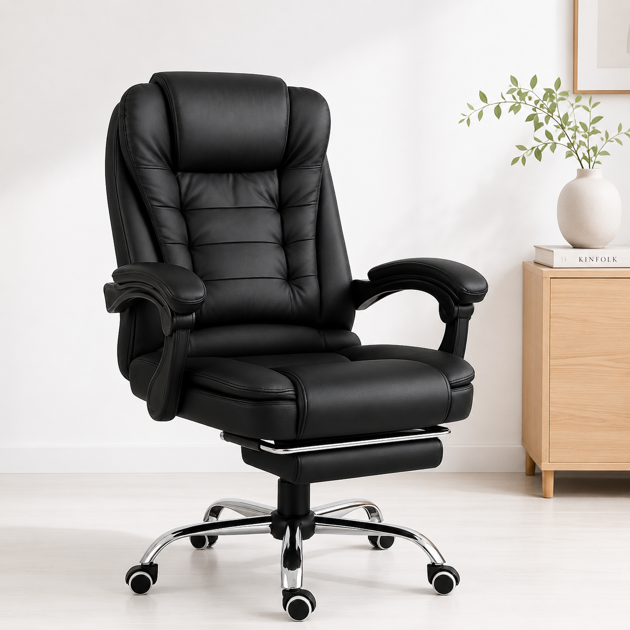 Silla Gerencial Negra Max Confort