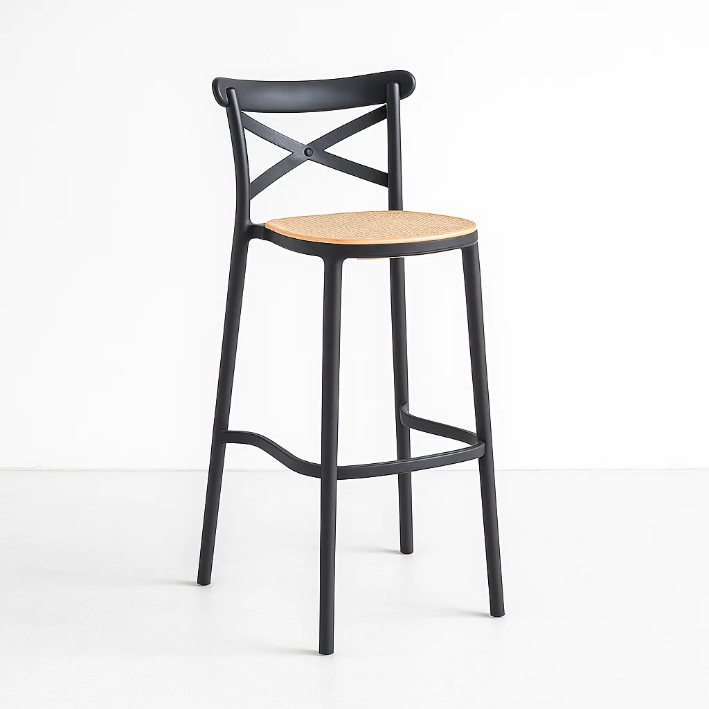Taburete Piso de Bar Crossback 77cm