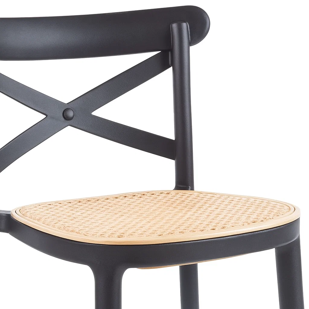 Taburete Piso de Bar Crossback 77cm