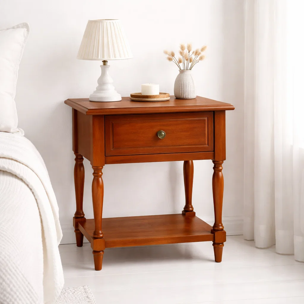 Velador Provenza Madera 1 cajon