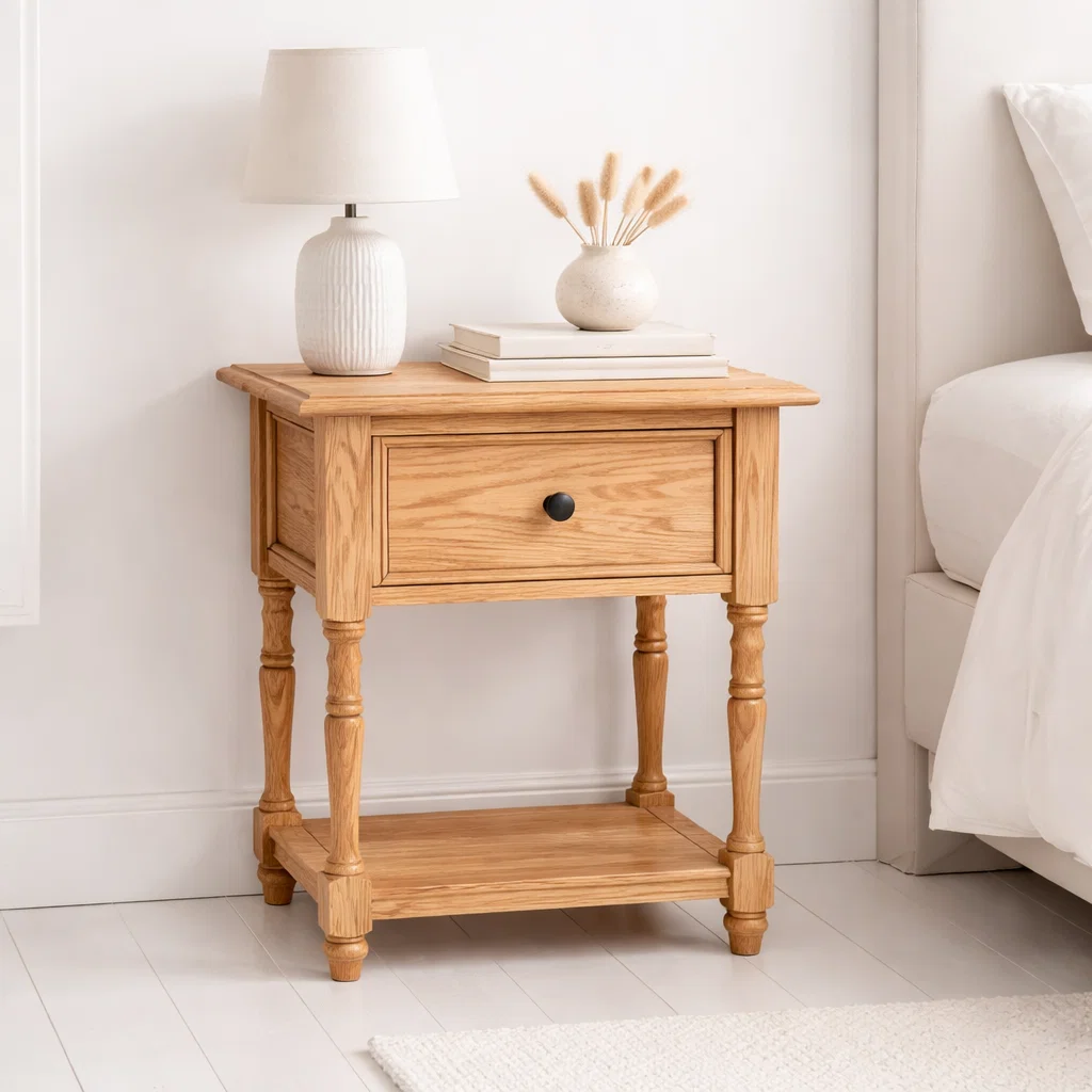 Velador Provenza Miel 1 cajon