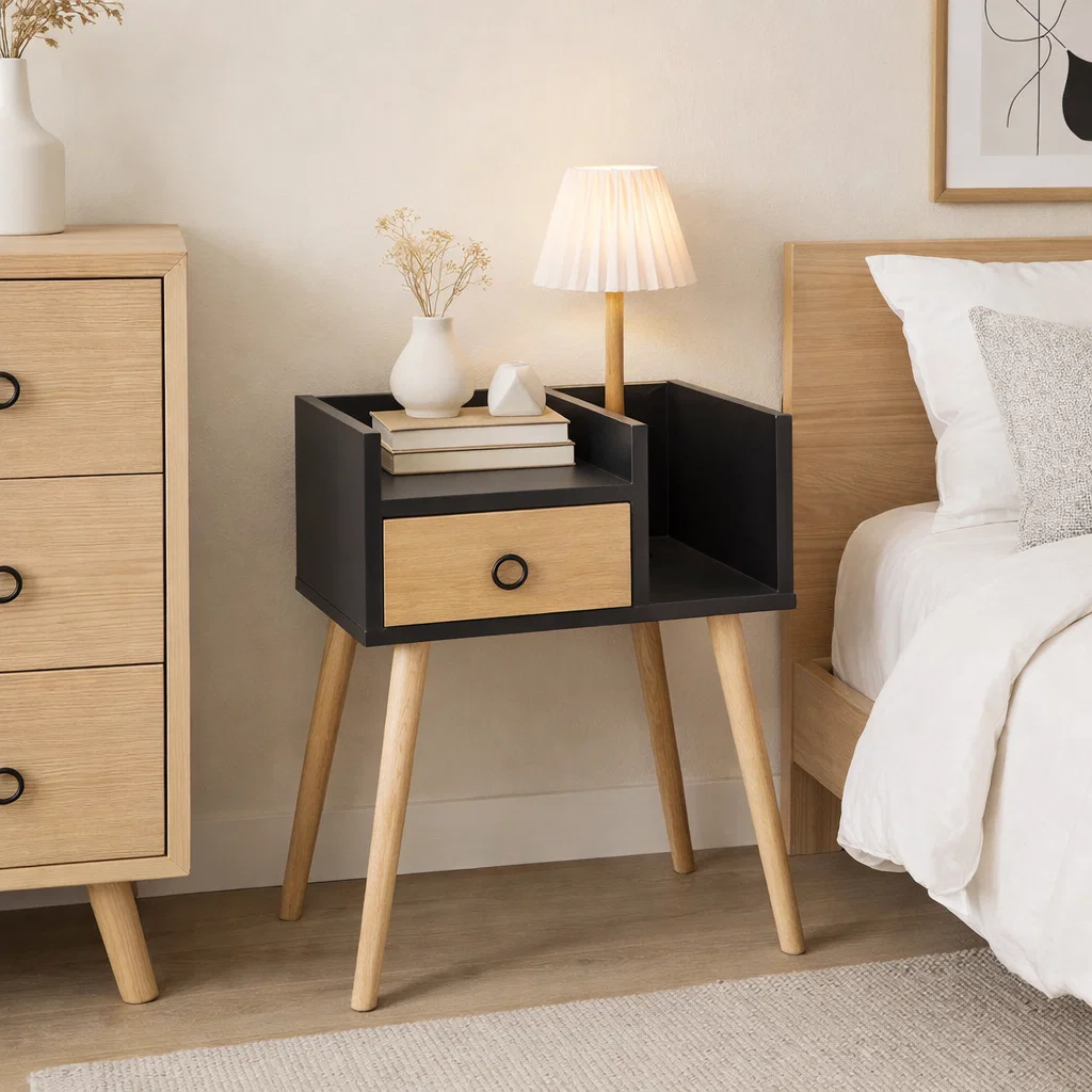 Velador Wooden Modern