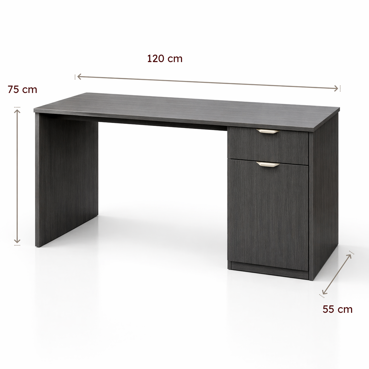Escritorio Harmony 120cm Gris