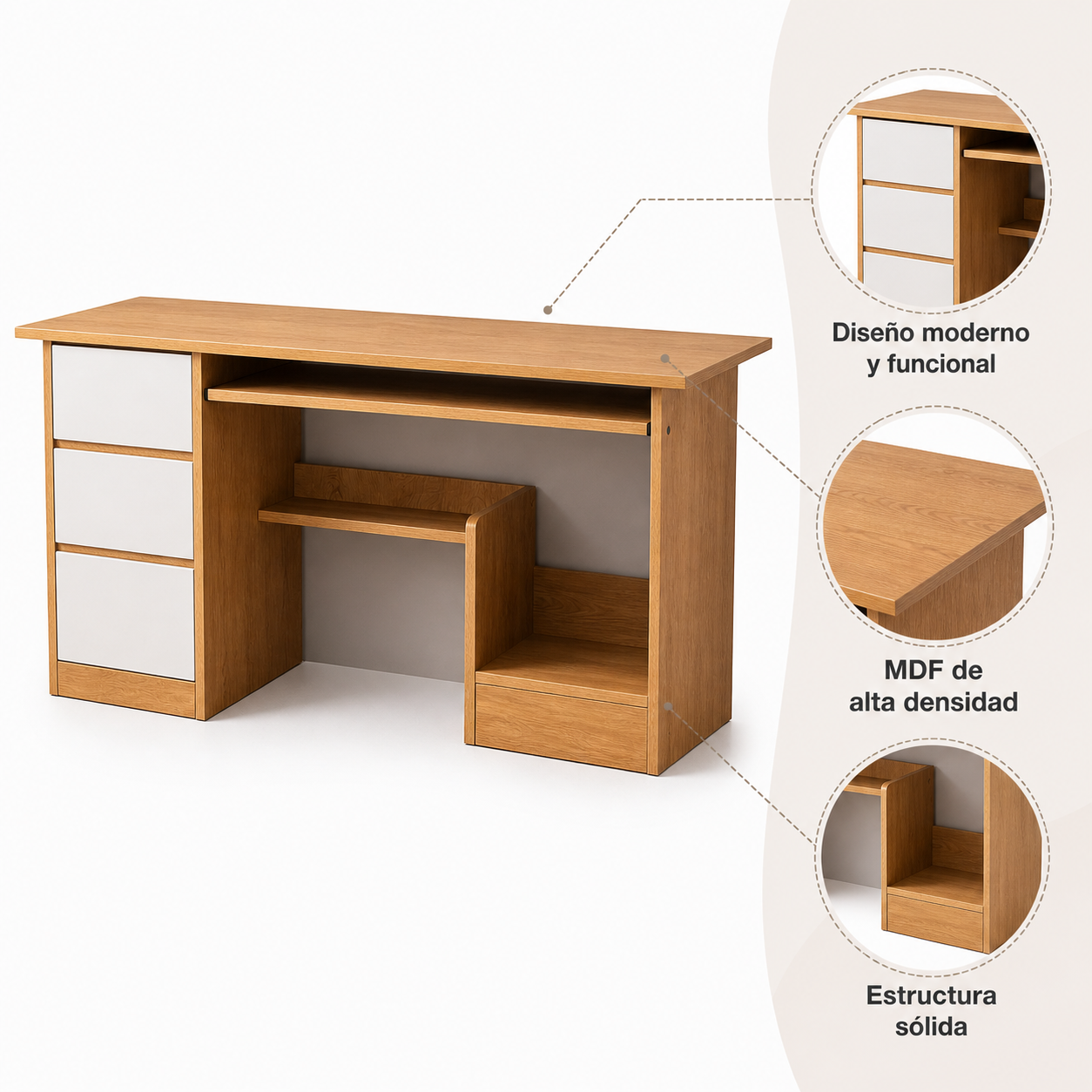 Escritorio Ibiza Light Wood
