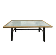 Mesa Monbard cubierta de vidrio