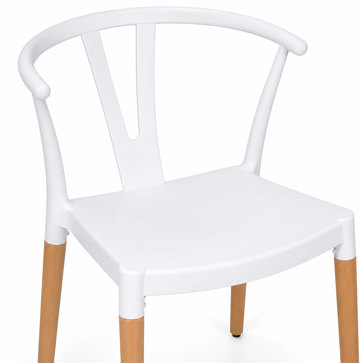 Pack 4 Sillas Wishbone Blanca