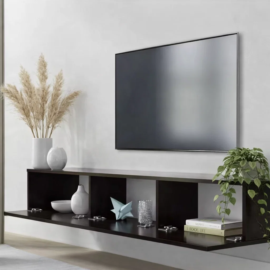Rack TV Flotante Napoles Negro