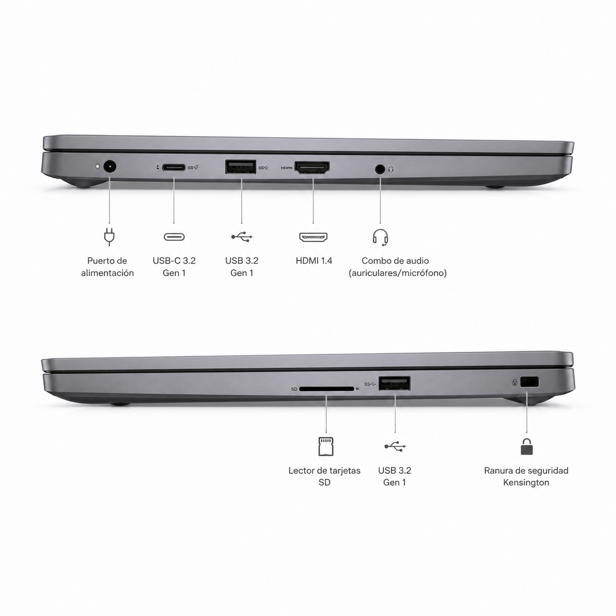 Notebook Dell 3310 convertible 2 en 1 Intel® Core i5™ 8GB RAM 128GB SSD