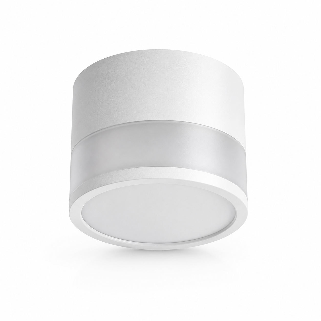 Panel Decorativo Sobrepuesto Blanco Moderno 7W 6000K Luz Fría