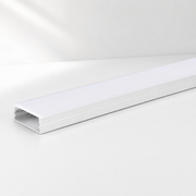 Perfil 2 metros 509 sobrepuesto plano bajo Color blanco 0.5mm  Konnergie